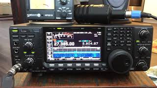 ICOM IC7600 38LSB SSB Receive [upl. by Jensen]