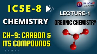 ICSE CLASS 8 CHEMISTRY CH9 CARBON amp ITS COMPOUNDS L 1 ORGANIC CHEMISTRY [upl. by Adnar]