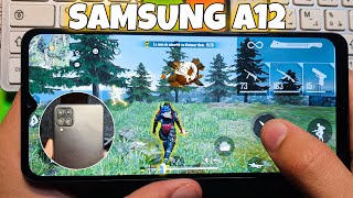 تجربة هاتف samsung a12 free fire فتح علبة samsung a12 📱🔥🔥 [upl. by Assisi365]