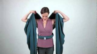 Moby Wrap Wrapping Gathered Instructions [upl. by Ttehr]