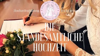 Standesamtliche Trauung Standesamtliche Hochzeit – Genau erklärt [upl. by Otrebilif]