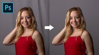 How to Clean Wrinkly Backdrops in Photoshop [upl. by Aisyram]