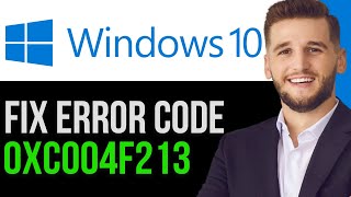 HOW TO FIX ERROR CODE 0XC004F213 IN WINDOWS 10 2024FULL GUIDE [upl. by Etnuahc]