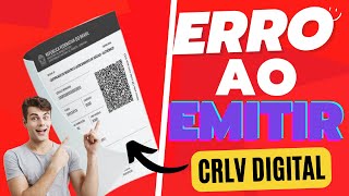 ERRO AO BAIXAR CRLV DIGITAL CÓDIGO DE SEGURANÇA DO CRV NÃO É AUTÊNTICO [upl. by Anastas]