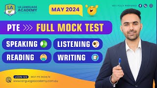 PTE Full Mock Test with Answers  May 2024  Language Academy PTE NAATI amp IELTS Online Classes [upl. by Annaej]