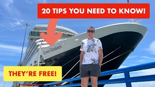 20 FREE things that you MUST do on your Cunard cruise QUEEN ELIZABETH  20 TIPS [upl. by Hoenack]