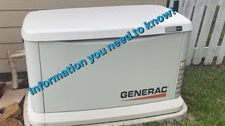 Thinking of purchasing a generac whole home generator [upl. by Akered12]