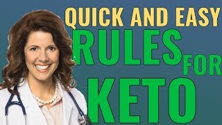 Keto Diet Explained Quick and Easy Rules of the Keto Diet [upl. by Annasoh]