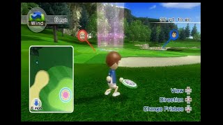 NEW 18 HOLE FRISBEE GOLF RECORD Wii Sports Resort  Frisbee Golf with 3 Players [upl. by Enelhtak932]