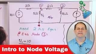 Lesson 1  Intro To Node Voltage Method Engineering Circuits [upl. by Aicelaf]