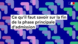 Parcoursup 2024  Ce qu’il faut savoir sur la fin de la phase d’admission principale [upl. by Nosae]