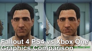 Fallout 4 PS4 vs Xbox One Graphics Comparison [upl. by Eessac]