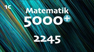 Matematik 5000 1c 2245 matte 1c [upl. by Suilenroc]