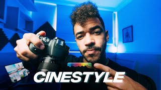 Como INSTALAR o CINESTYLE na CANON SL2 e CANON SL3 [upl. by Laidlaw]