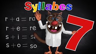 Foufou  Les Syllabes pour les enfants Learn Syllables for kids Serie07 4K [upl. by Anazraf]