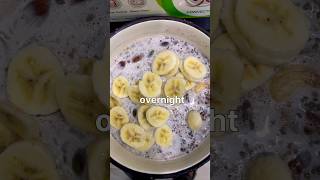 Overnight Oats Recipe ✅ bodybuilding fitnessmotivation health oatsrecipe gymlife [upl. by Tomchay476]