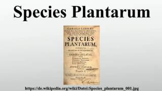 Species Plantarum [upl. by Airet]