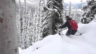 It wont stop snowing Insane Day at Fernie Alpine Resort [upl. by Aihtennek]