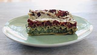 Easy Vegan Spinach and Mushroom Lasagna [upl. by Erehpotsirhc]