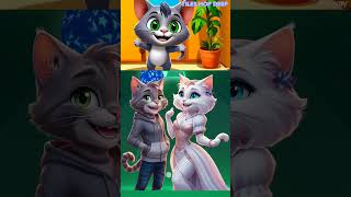 Talking Tom 🆚 Scary Talking Angela 👻⚡ Coffin Dance 🎶 Tiles Hop 🎮 tileshop coffindance talkingtom [upl. by Mattias]