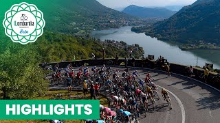 Il Lombardia presented by EOLO 2022  Highlights [upl. by Vasos]