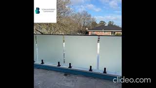 Semi Frameless Balustrade Melbourne  Semi Frameless Glass Balustrade installation in Melbourne [upl. by Ignace708]