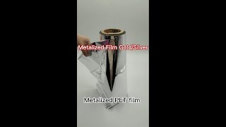 Metalized BOPPPET film ultra thin PET film [upl. by Adelbert]