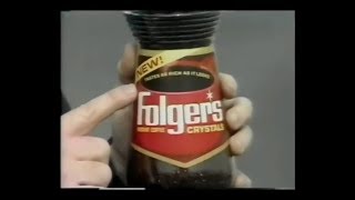 Folgers Coffee Crystals Commercial 1979 [upl. by Nilreb]