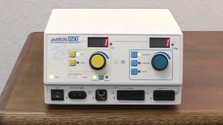 How to use the Aaron Bovie 1250 Electrosurgical Generator  Procedure Video [upl. by Reni]