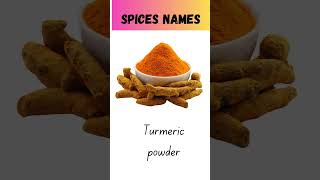 Spices Names Spices in English englishvocabulary Learning by Kids spices names in English [upl. by Shaffert]