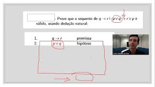 Dedução Natural Aula 5 Eliminação da disjunção [upl. by Anitahs]