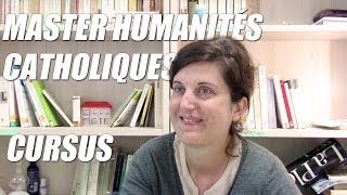 MASTER HUMANITÉS CATHOLIQUES une nouvelle formation postlicence dans lOuest  Cursus [upl. by Tolmach]