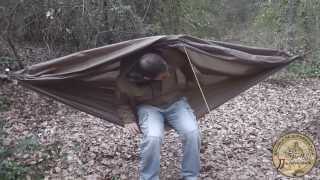 Hamaca con tarp sencilla y hamaca con tarp JJ 1 [upl. by Miarhpe]