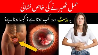 implantation kab hota hai Early PregnancySymptoms limplantation cramp limplantationsymptoms in urdu [upl. by Nnel22]