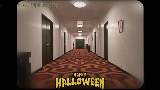 Its Halloween and youre alone in the Overlook Hotel vintage oldies music Shining ambience ASMR [upl. by Rexanna]