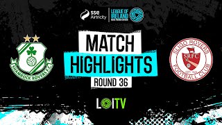 SSE Airtricity Mens Premier Division Round 36  Shamrock Rovers 42 Sligo Rovers  Highlights [upl. by Danica]