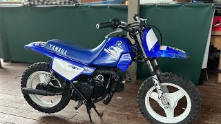 2007 Yamaha PW50 oil change [upl. by Naresh]