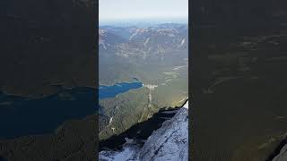 Top of Germany  Zugspitze Gipfel und Eibsee von oben [upl. by Vivien429]