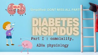 Diabetes insipidus part 1 osmolality and ADH hormone First clear your basics [upl. by Amron]