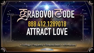 Grabovoi Numbers to ATTRACT Love  Twin Flame  Grabovoi Sleep Meditation with Grabovoi Codes [upl. by Christalle]