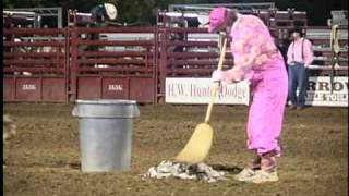 Rodeo Clown Bert Davis and Benji TETWP Palmdale 2008 01 [upl. by Bell811]