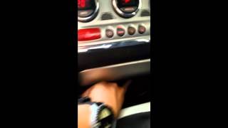 Alfa 156 JTD stereo demo after installing CDAUX switch [upl. by Nnayr]