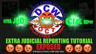 DCW Oplan Cyber Tokhang EJR Tutorial  Mr Riyoh [upl. by Onaicul]