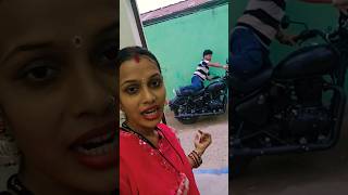 Aarti ka hasbend bullet se aartichhotu manuaarti minivlog lovestory chhotuaarti funny [upl. by Cynarra]