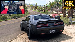 Dodge Challenger SRT Hellcat  Forza Horizon 5  Thrustmaster TX Steering Wheel Gameplay [upl. by Roumell]