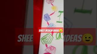 Sheet design with subtitles titles trendingsong short viral art drawing artist sheetdesign [upl. by Wieren]