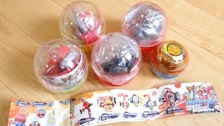 ヘルヘイムの森の実もある！？ガシャポン なりきり仮面ライダー鎧武2 全9種 レビュー！ゲネシスドライバーamp戦極ドライバーで合体ジンバーレモン！ガイム [upl. by Kele]