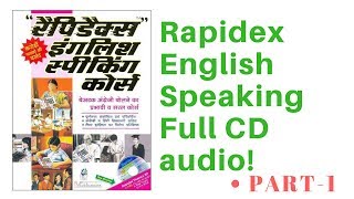 Rapidex english speaking course Part 1 [upl. by Lahcsap742]