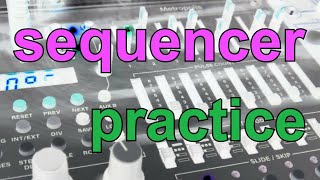 Eurorack Modular Sequencer Practice [upl. by Acinoda]