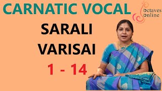 Sarali Varisai  1  14 All three speeds [upl. by Nnaxor]